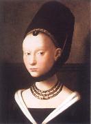 Petrus Christus Portrait of a Young Girl china oil painting reproduction